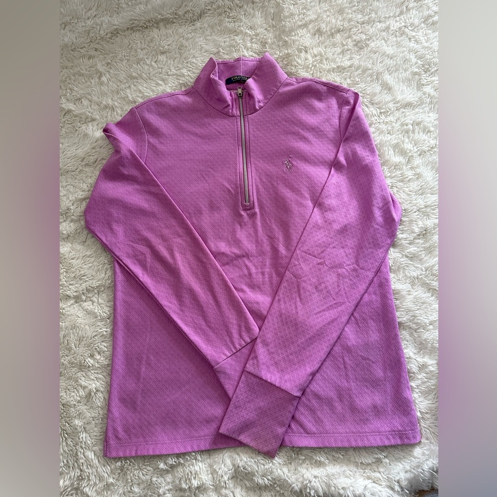 Polo Ralph Lauren - zip-up long-sleeve golf top - women size S